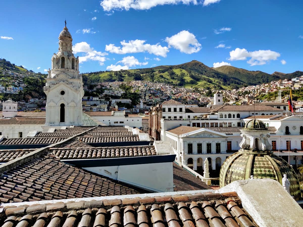 Vista panorámica de Quito, Patrimonio Cultural de la Humanidad